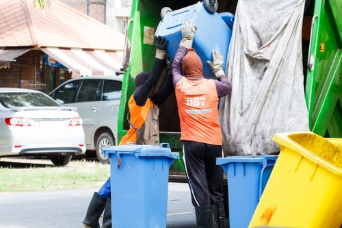 Variety of waste types handled by Brockley muck away services